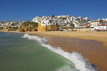 Fishermans Beach, Albufeira, Algarve, Portugal, Europe