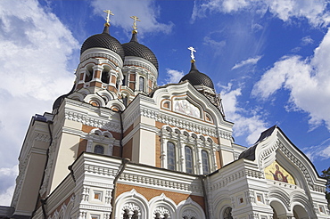 Alexander Nevsky Cathedral, Russian Orthodox church, Toompea Hill, Tallinn, Estonia, Baltic States, Europe