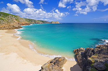 Porthcurno beach, Cornwall, England, United Kingdom, Europe