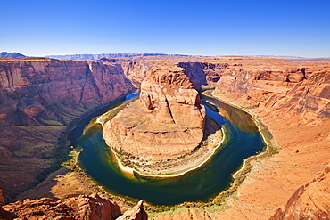 Horseshoe Bend on the Colorado River, Page, Arizona, United States of America, North America