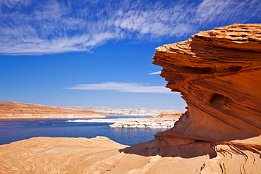 Red Rock formations, Lake Powell, Page, Arizona, United States of America, North America 