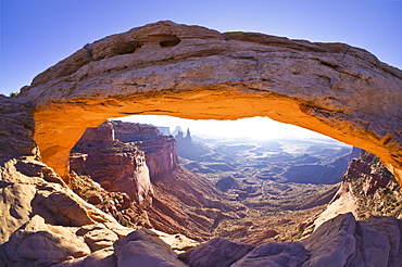 Mesa Arch sunrise, Island in the Sky, Canyonlands National Park, Utah, United States of America, North America 