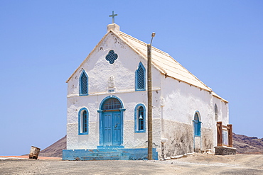 Capela de Nossa Senhora da Piedade (Lady Compassion Chapel), Pedra De Lume, Pedra di Lumi, Sal Island, Cape Verde, Atlantic, Africa