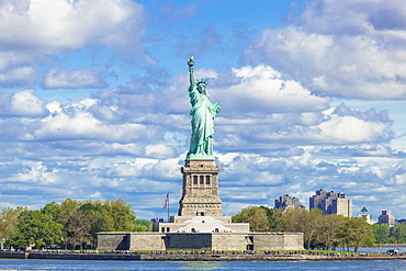 The Statue of Liberty, Liberty Island, built by Gustave Eiffel, New York City, United States of America, North America