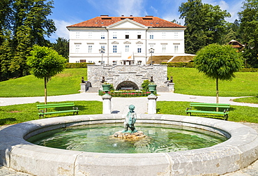 Tivoli Castle, Tivoli Park, Tivoli Mansion, International Centre of Graphic Arts, Ljubljana, Slovenia, Europe