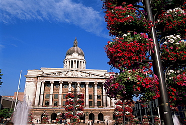 Council House, Market Square, Nottingham, Nottinghamshire, England, United Kingdom, Europe