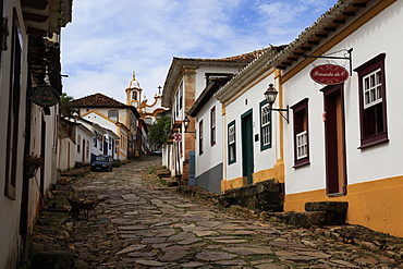 The historic city of Tiradentes, Minas Gerais, Brazil, South America