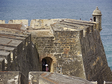 Fortifications, San Juan, Puerto Rico, West Indies, Caribbean, Central America