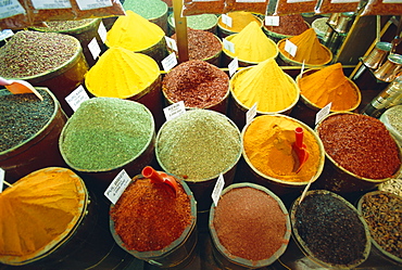 Spices, Grand Bazaar, Istanbul, Turkey, Eurasia