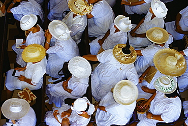 Women at the Paofai Temple, Papeete,Tahiti, Society Islands, French Polynesia, South Pacific Islands, Pacific