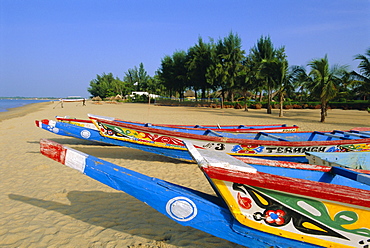 The beach at Saly, Senegal, Africa