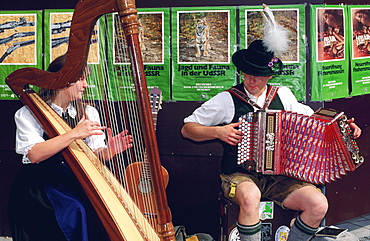 Street musicians, Munich, Germany