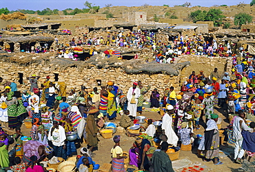 Market, Dogon region, Sanga, Mali, Africa