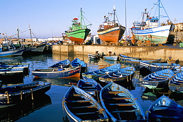 Fishing port, Essaouira, Morocco, North Africa, Africa