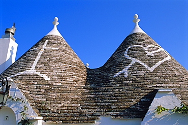 Alberobello, typical houses, Apulia (Puglia), Italy