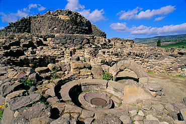 Barumini Nuraghe Su Nuraxi, Sardinia, Italy, Europe