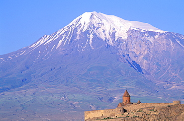 Mount Ararat, Khorvirap monastery, Armenia, Asia