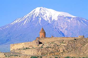 Mount Ararat, Khorvirap monastery, Armenia, Asia