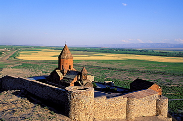 Khorvirap monastery, Armenia, Asia