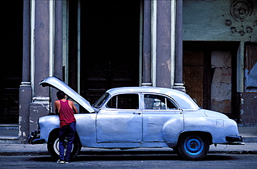 American car, Havana, Cuba, Central America