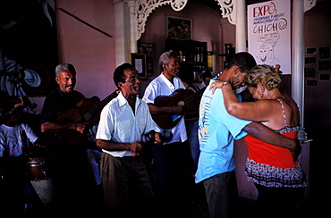 Music and dance, Casa de las traditiones, Santiago de Cuba, Cuba, Central America