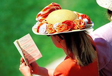 Hat, Horse race, Royal Ascot, Ascot, England, UK, Europe