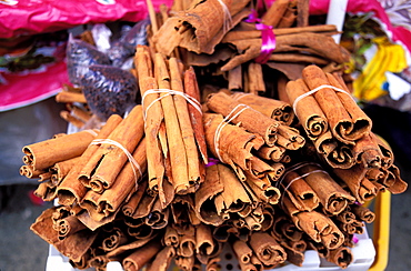 Cinnamon, Saint Antoine market, Pointe a Pitre, Guadeloupe, Caribbean