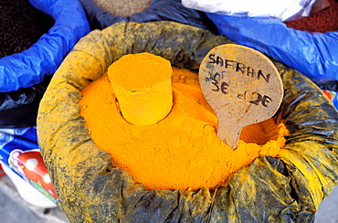 Curcuma, Spice, Saint Antoine market, Guadeloupe,  Caribbean, Central America