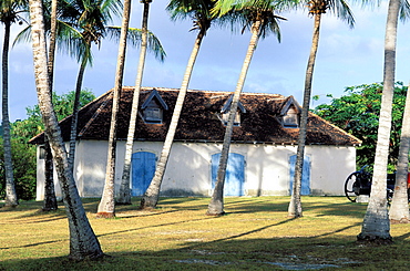 Old sugar factory, Habitation Murat, Marie Galante island, Guadeloupe, Caribbean, Central America