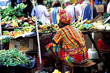 La Darse market, Pointe a Pitre, Guadeloupe, Caribbean, Central America