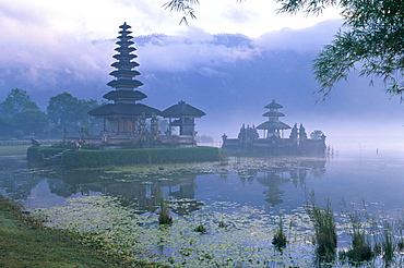 Pura Ulun temple, Danu Bratan, island of Bali, Indonesia, Southeast Asia, Asia