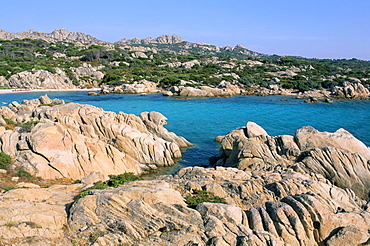 Cala Serena, island of Caprera, archipelago Maddalena, island of Sardinia, Italy, Mediterranean, Europe