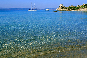 Cala Corsada, Spargi island, Maddalena archipelago, island of Sardinia, Italy, Mediterranean, Europe