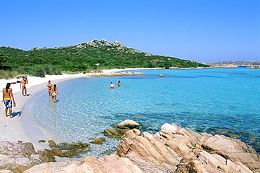 Cala dei Cavaliere, Budelli island, Maddalena archipelago, island of Sardinia, Italy, Mediterranean, Europe