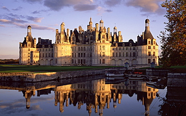 Chateau of Chambord, UNESCO World Heritage Site, Loir et Cher, Region de la Loire, Loire Valley, France, Europe