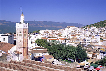 Town of Chefchaouen (Chaouen), Rif mountain region, Morocco, North Africa, Africa