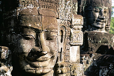 Bayon temple, Angkor, UNESCO World Heritage Site, Siem Reap, Cambodia, Indochina, Southeast Asia, Asia