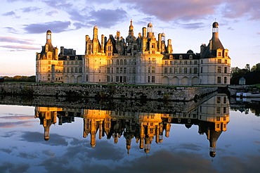 Chateau de Chambord, UNESCO World Heritage Site, Loir-et-Cher, Pays de Loire, Loire Valley, France, Europe