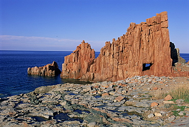 Les Roches Rouges (Red Rocks), Arbatax, island of Sardinia, Italy, Mediterranean, Europe