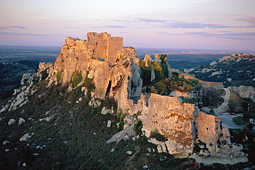 Baux de Provence, Bouches du Rhone, Provence, France 