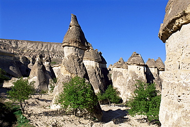 Valley of Goreme, central Cappadocia, Anatolia, Turkey, Asia Minor, Asia