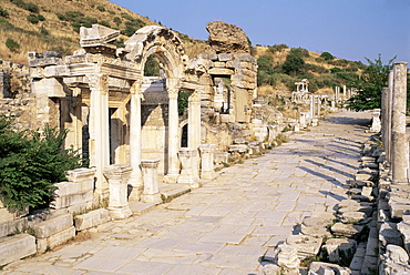 Temple of Hadrian, Ephesus, Egee region, Anatolia, Turkey, Asia Minor, Asia