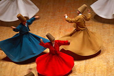 Whirling Dervishes at the Dervishes Festival, Konya, Central Anatolia, Turkey, Asia Minor, Eurasia