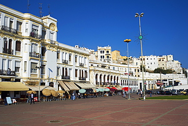 Espagne Street on the seafront, Tangier, Morocco, North Africa, Africa