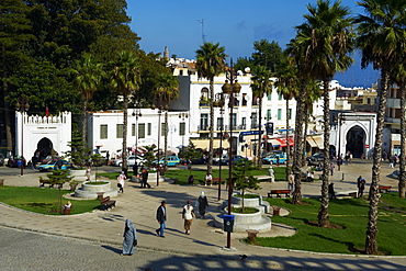 Grand Socco (April 9 1947 Square), New City, Tangier, Morocco, North Africa, Africa