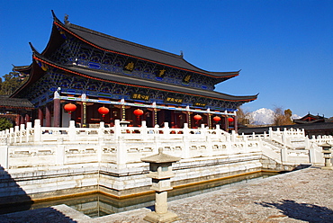 Mu Family residence, City of Lijiang, UNESCO World Heritage Site, Yunnan, China, Asia 