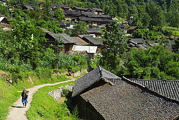 Small Flower Miao in the Dahua flower, Guizhou Province, China, Asia 