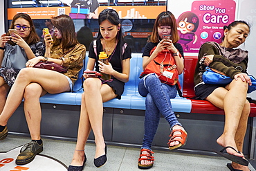 Metro passengers, Singapore, Southeast Asia, Asia