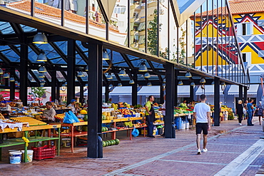 Markata e Pishkut market, Tirana, Albania, Europe