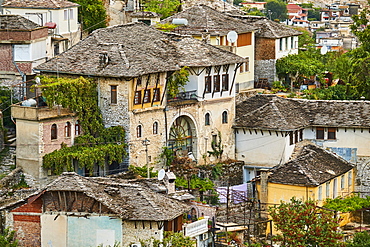 Old City, Gjirokastra (Gjirokaster), UNESCO World Heritage Site, Gjirokastra Province, Albania, Europe